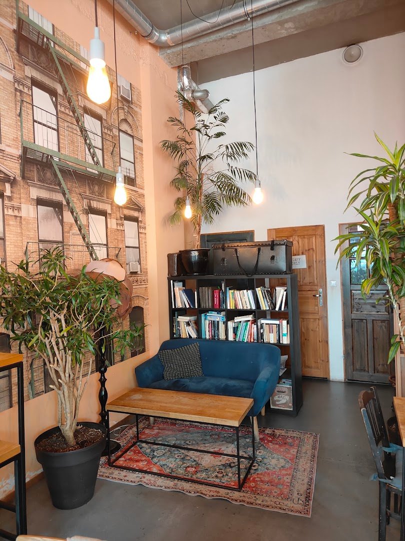 Interior of No i Co, specialty coffee shop in Warsaw