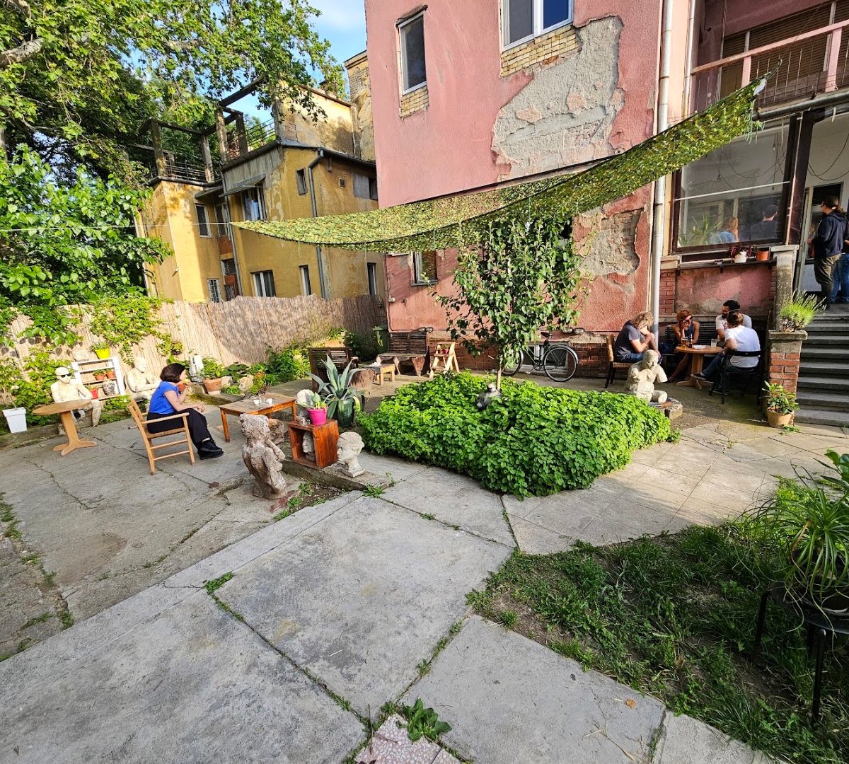 Storefront of Cultural Center LAB, specialty coffee shop in Novi Sad