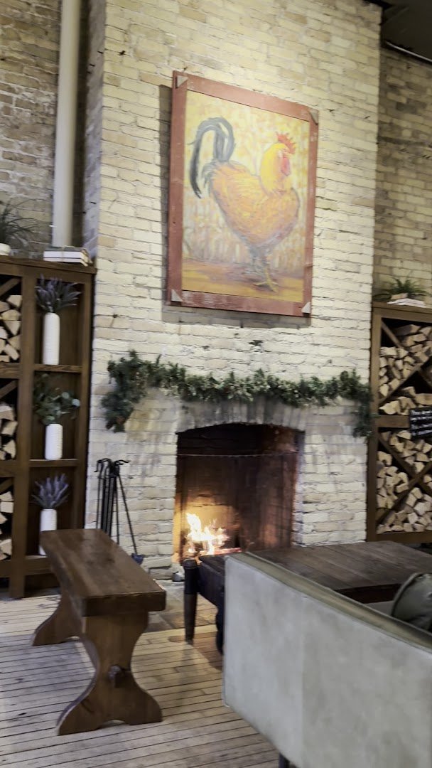 Interior of Stone Creek Coffee - Factory Café, specialty coffee shop in Milwaukee