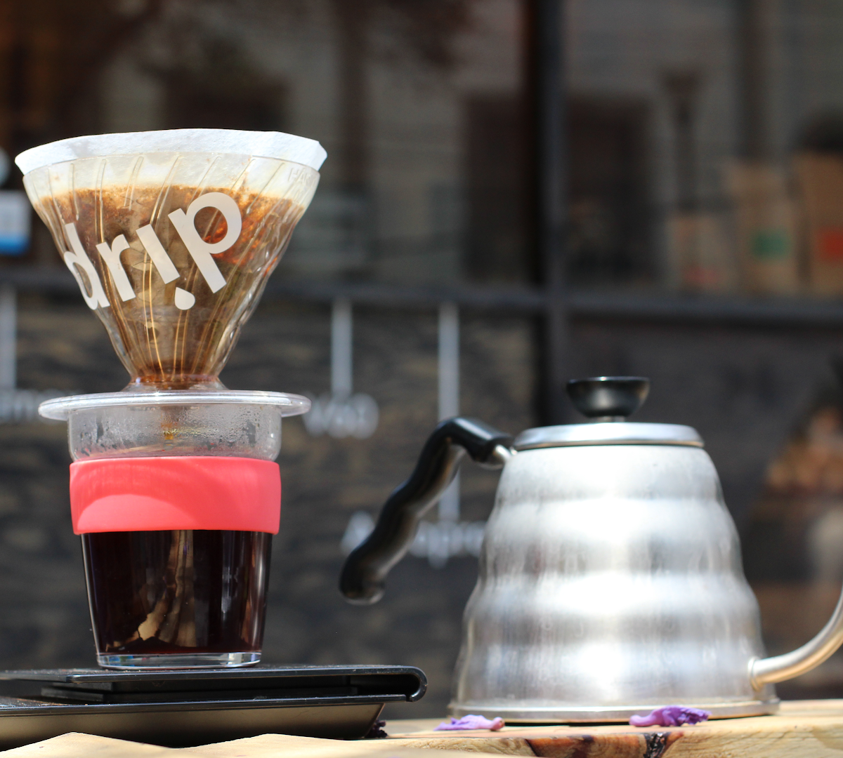 Coffee at Drip Specialty Coffee, specialty coffee shop in Mexico City
