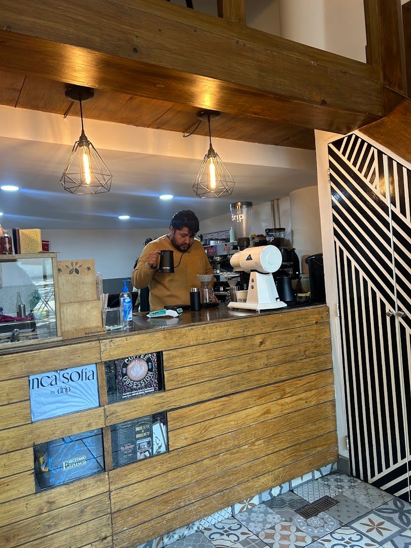 Interior of Drip Specialty Coffee, specialty coffee shop in Mexico City