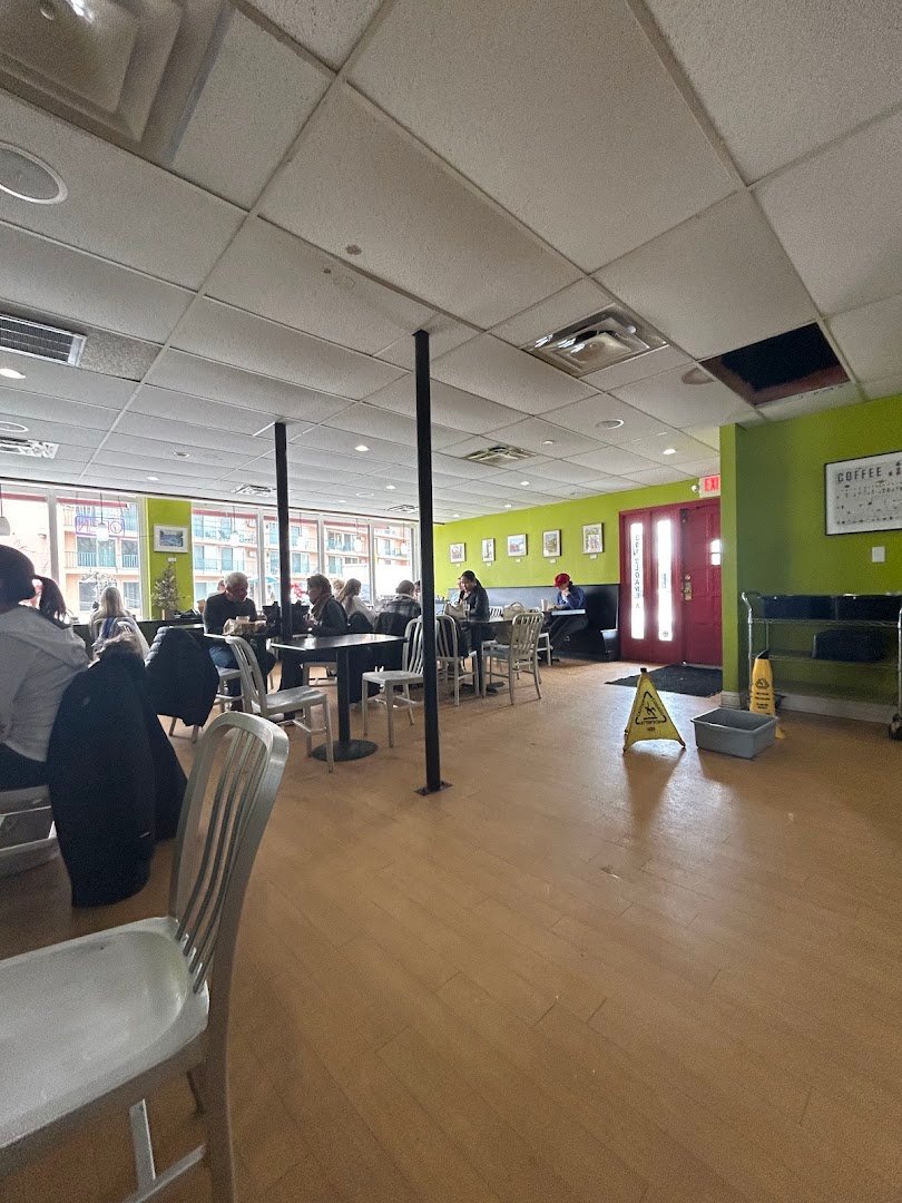 Interior of Blackbird Baking Company, specialty coffee shop in Cleveland
