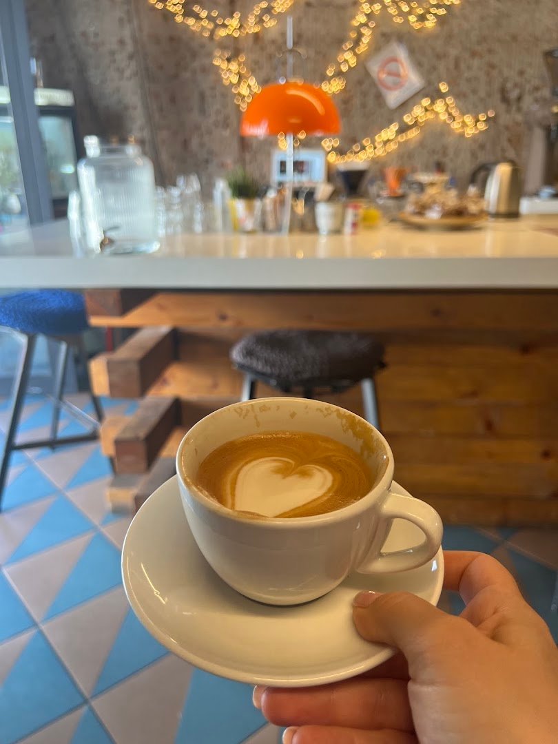 Coffee at Pržionica, specialty coffee shop in Belgrade