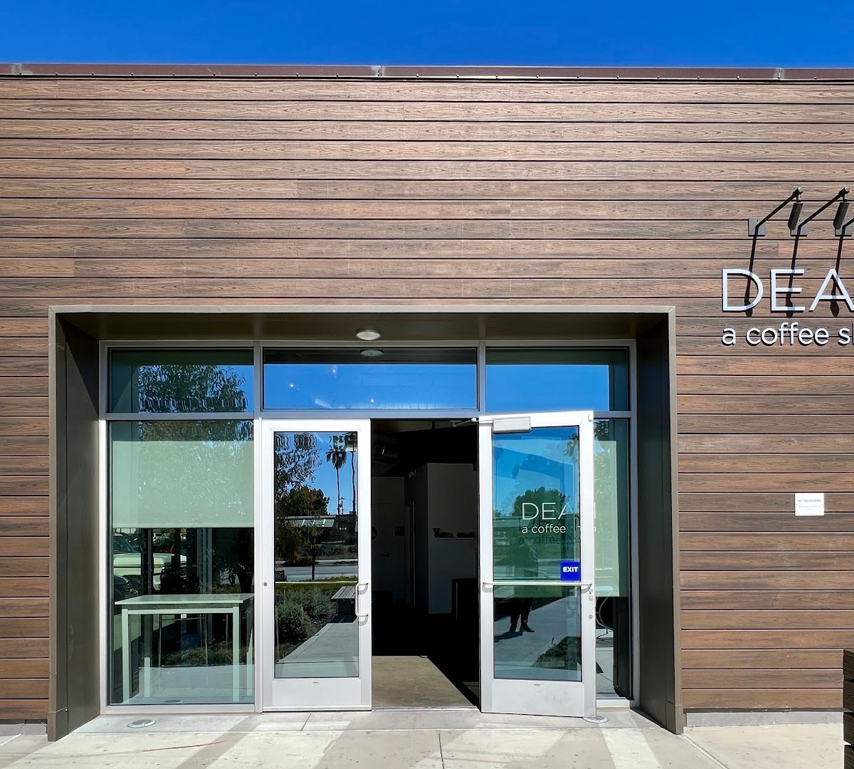 Storefront of Dean: a coffee shop, specialty coffee shop in Santa Barbara