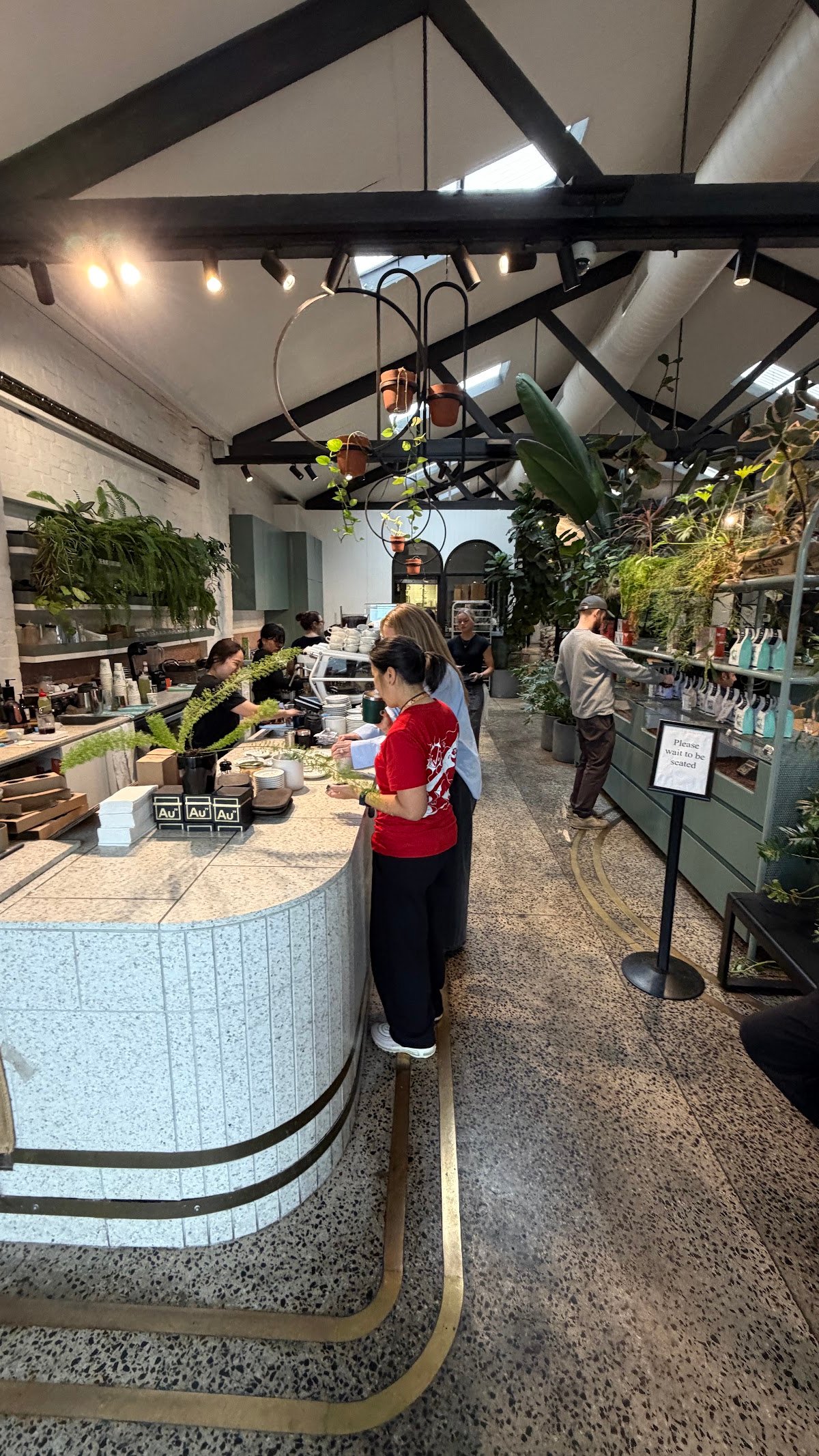 Interior of Au79, specialty coffee shop in Melbourne