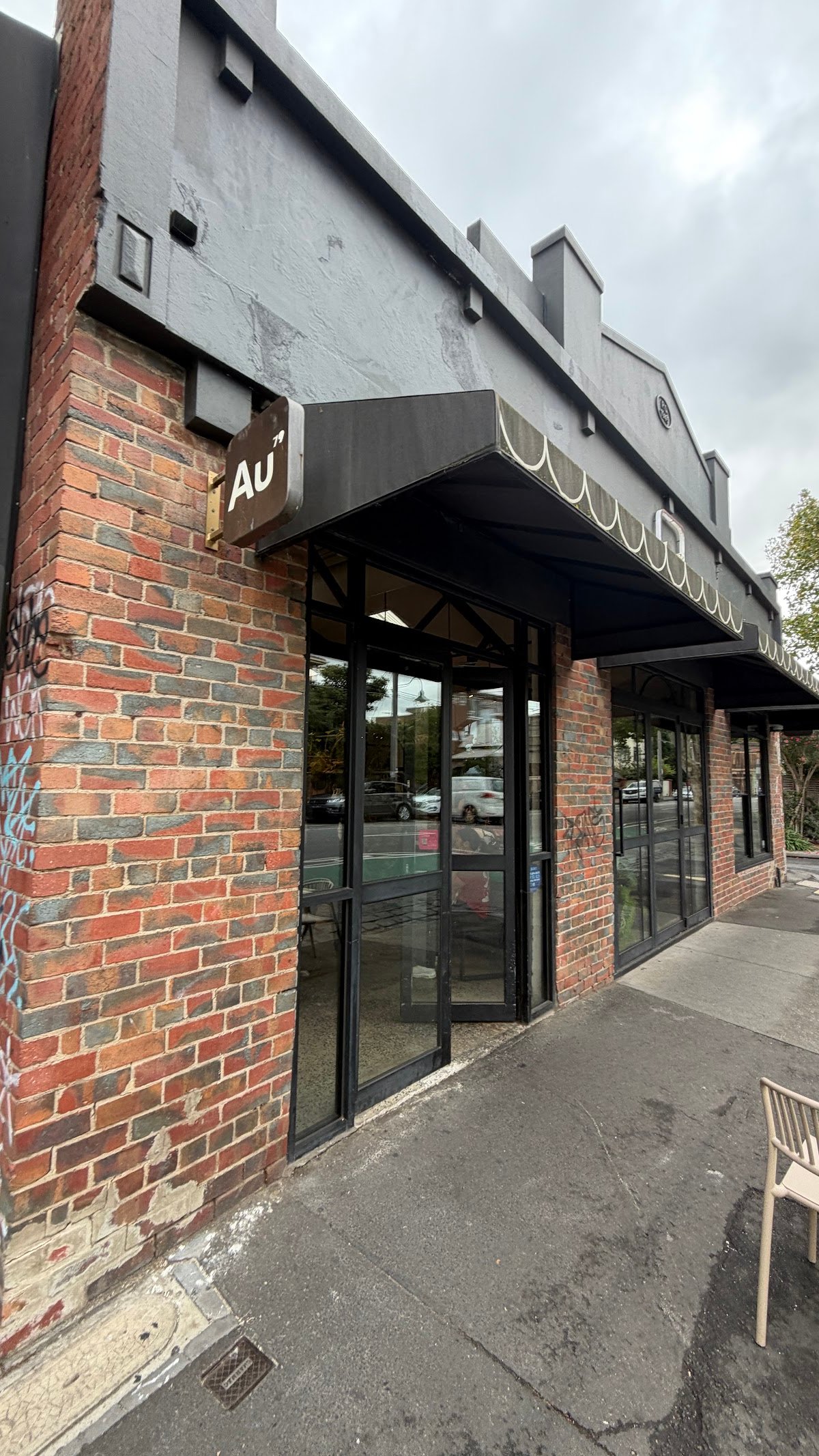 Storefront of Au79, specialty coffee shop in Melbourne