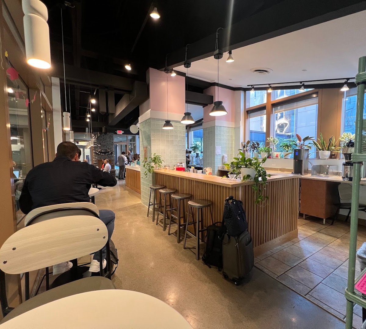 Interior of SK Coffee: Downtown Minneapolis, specialty coffee shop in Minneapolis