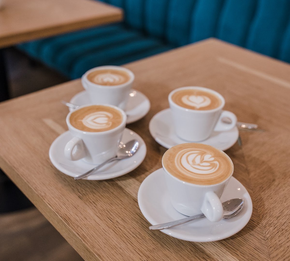 Coffee at Kafe Francin, specialty coffee shop in Prague
