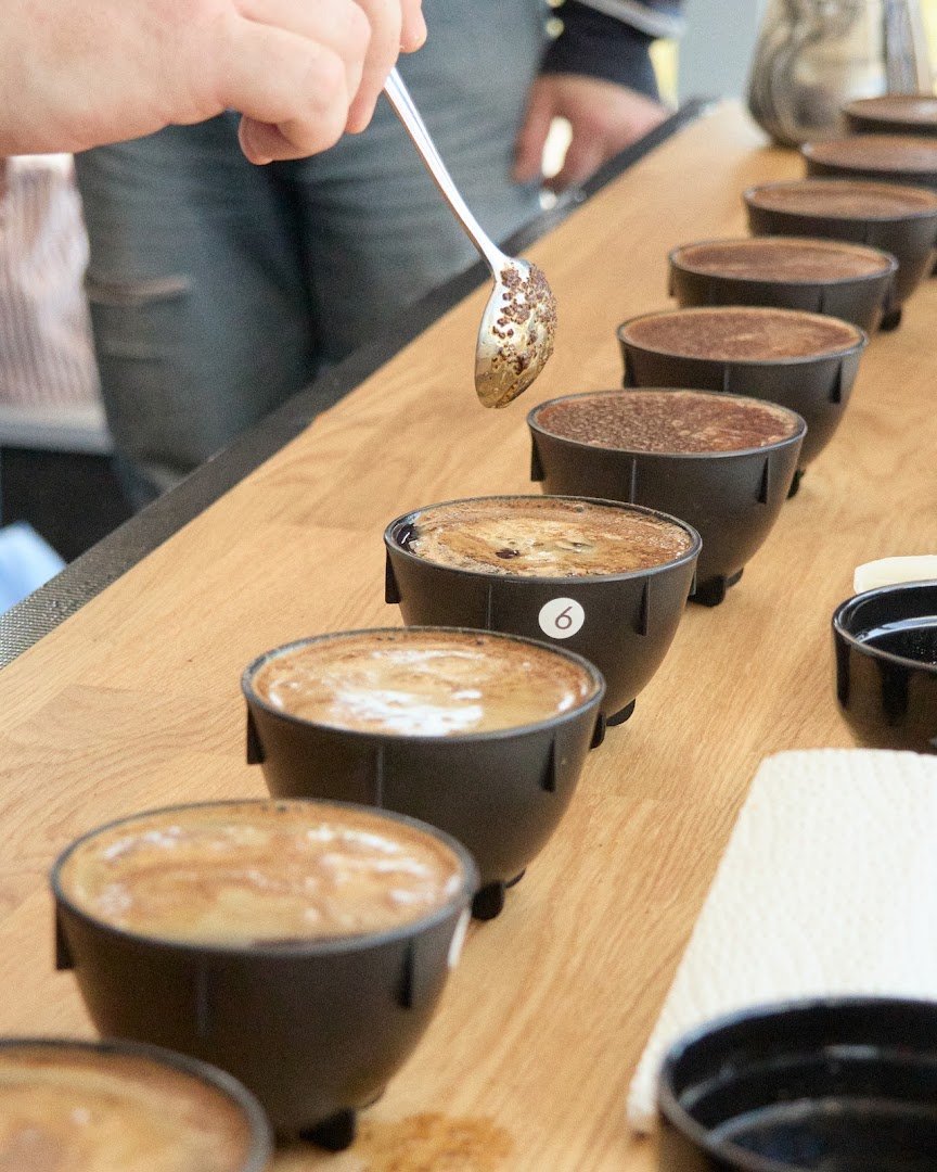 Coffee at Tribes of Mokha Coffee Roastery, specialty coffee shop in Prague