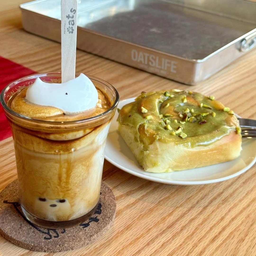 Coffee at oats coffee, specialty coffee shop in Seoul