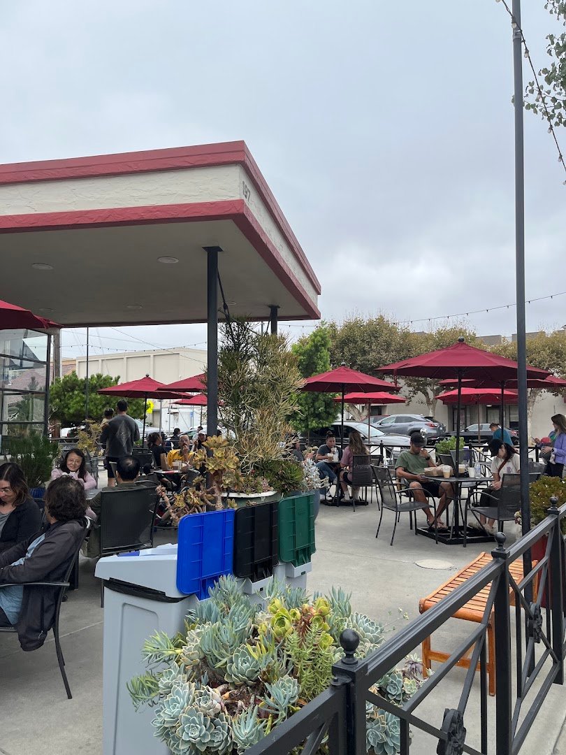 Storefront of Roy's Station Coffee & Tea, specialty coffee shop in San Jose