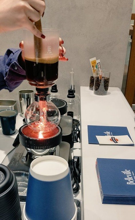 Coffee at Belleville Brulerie TOKYO, specialty coffee shop in Tokyo