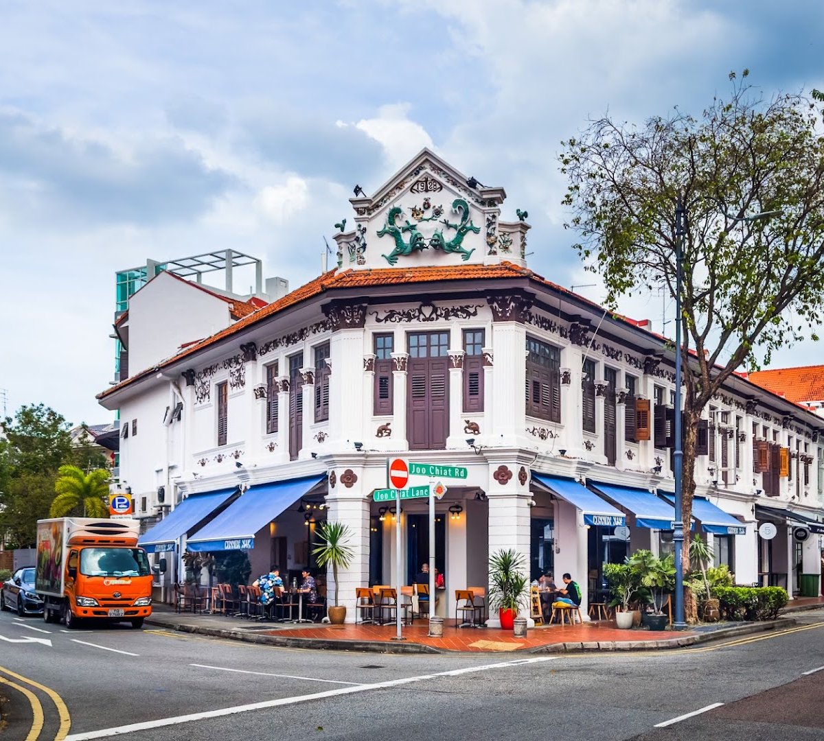 Storefront of Common Man Coffee Roasters - Joo Chiat Road, specialty coffee shop in Singapore