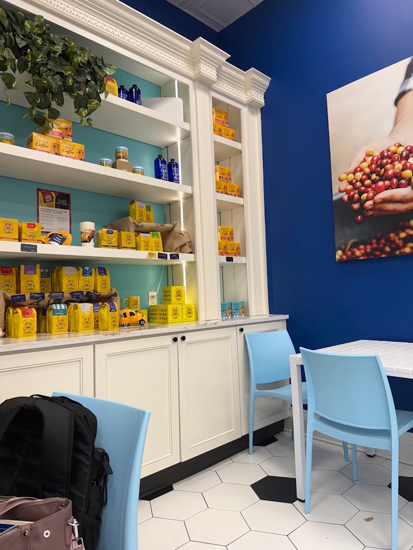 Interior of French Truck Coffee, specialty coffee shop in New Orleans