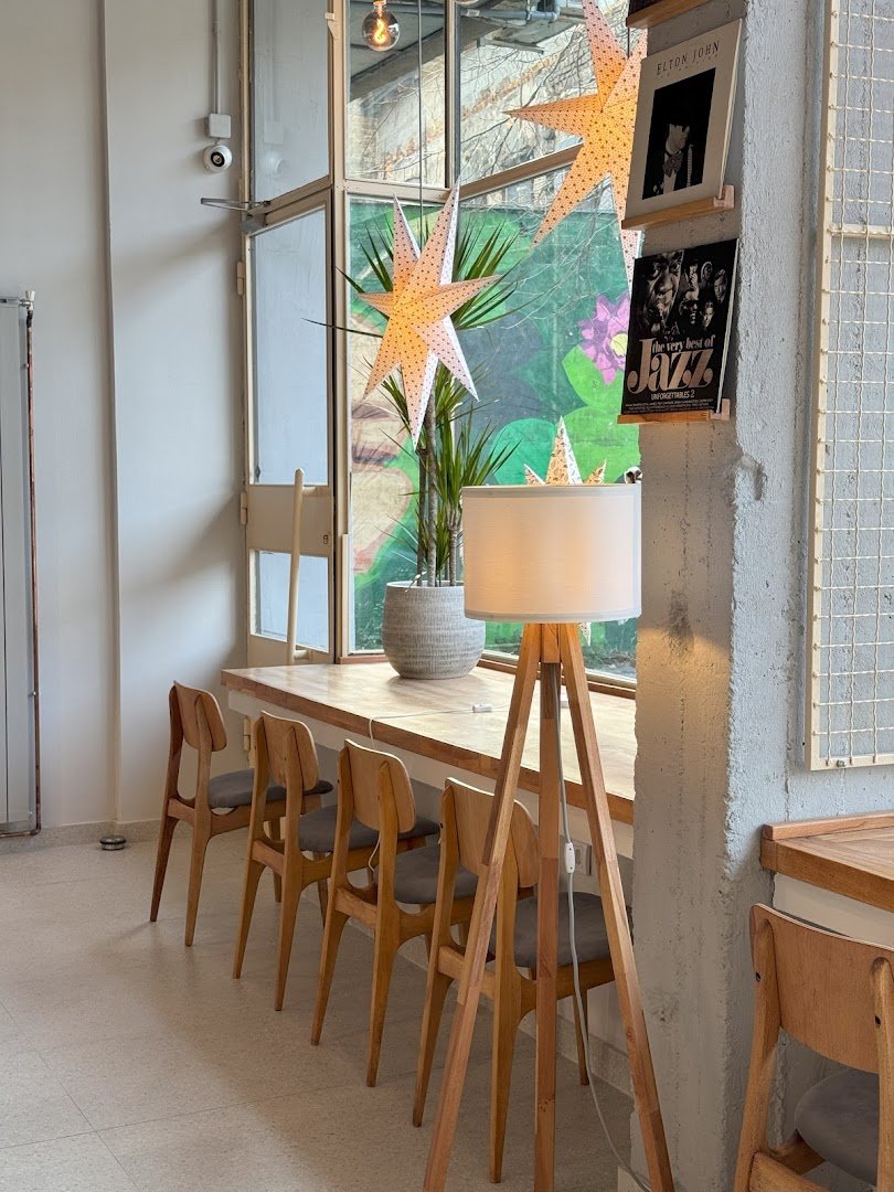 Interior of Rocket Coffee, specialty coffee shop in Belgrade