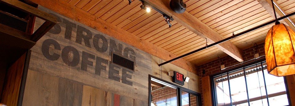 Interior of Colectivo Coffee Humboldt Blvd., specialty coffee shop in Milwaukee