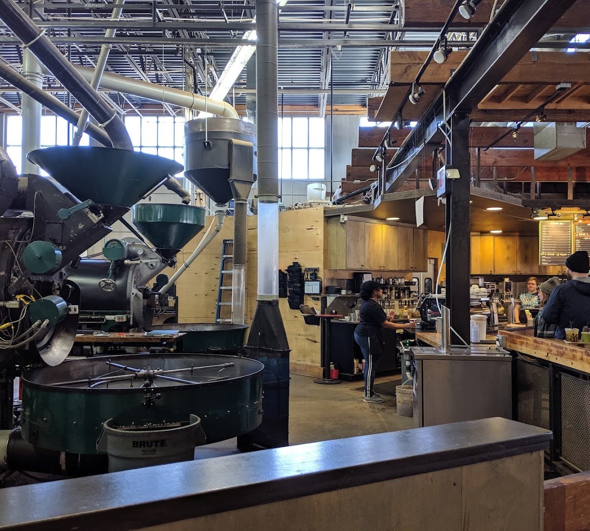 Interior of Colectivo Coffee Humboldt Blvd., specialty coffee shop in Milwaukee