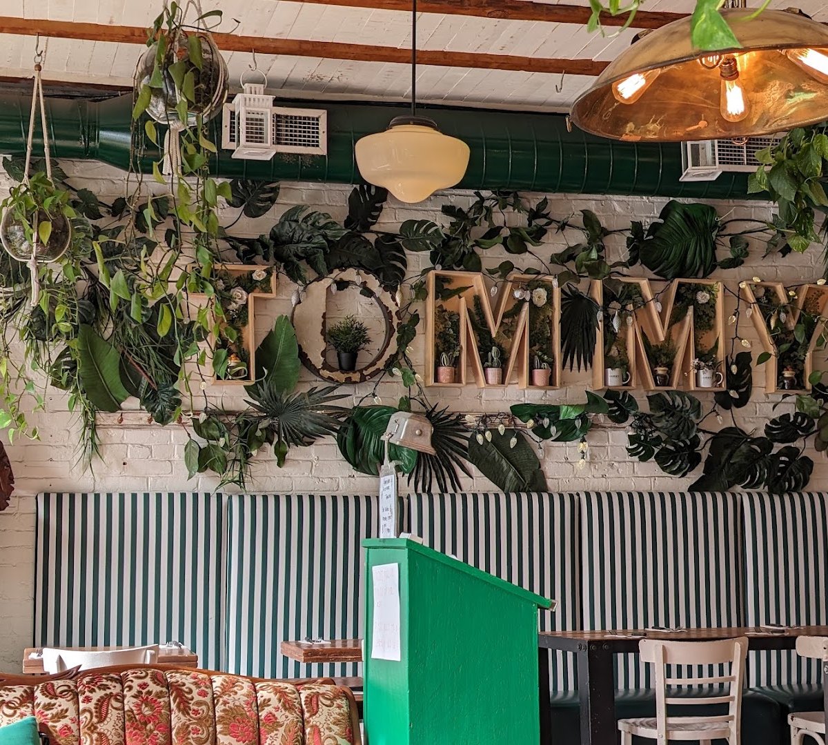 Interior of Tommy Café, specialty coffee shop in Montreal