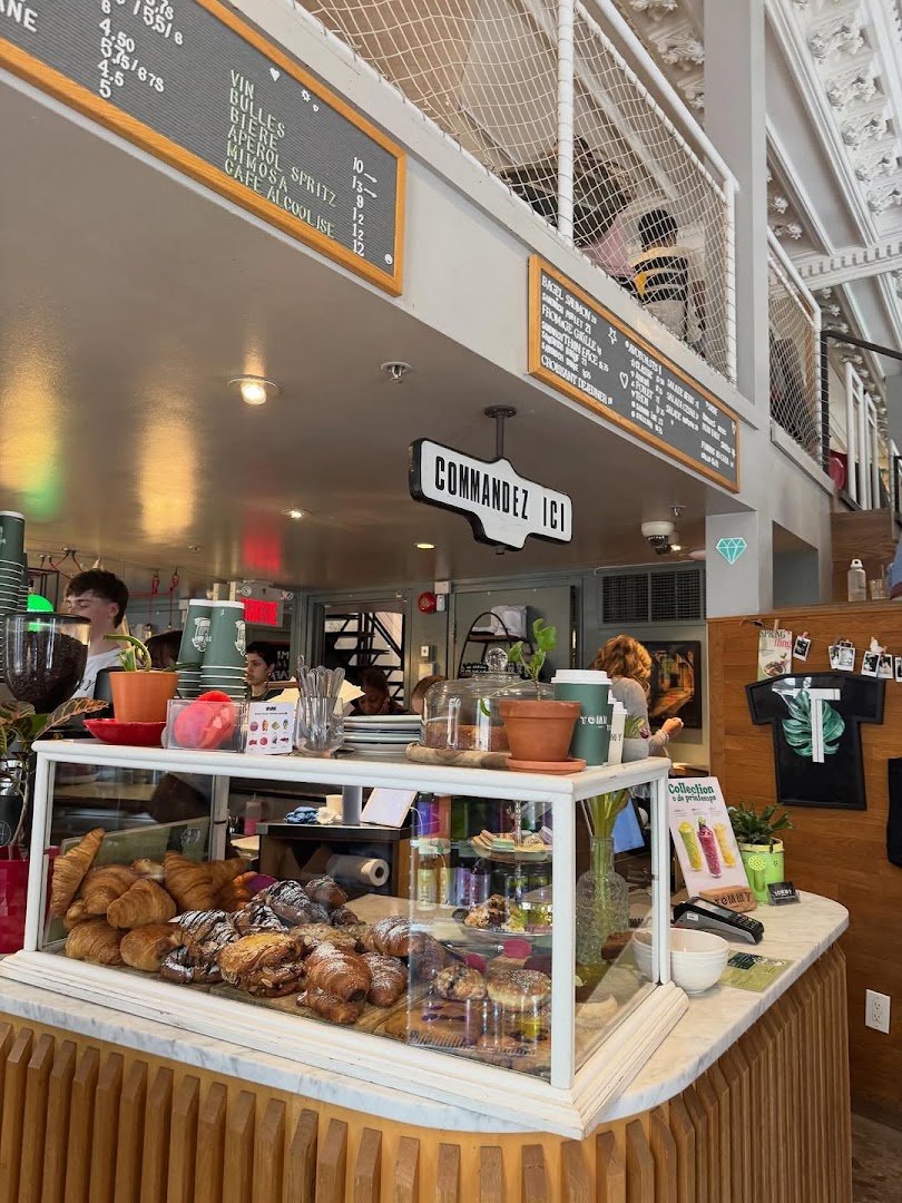 Interior of Tommy Café, specialty coffee shop in Montreal