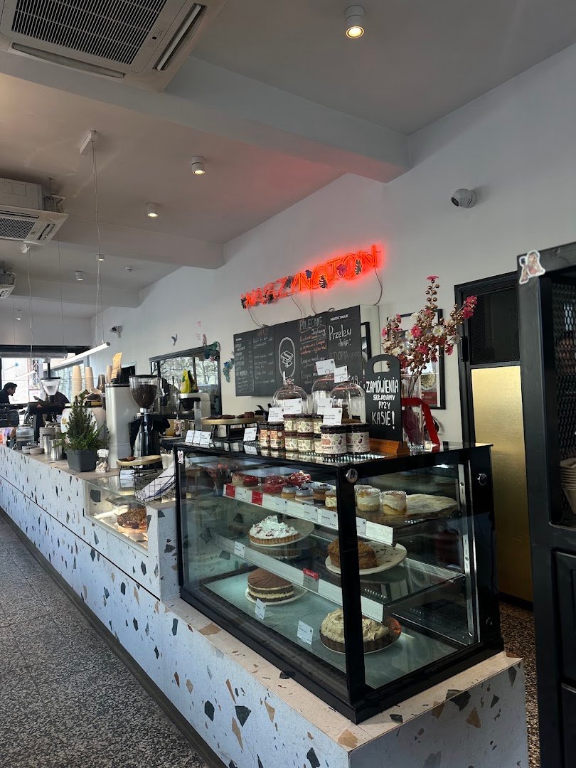 Interior of Café Waszyngton, specialty coffee shop in Warsaw