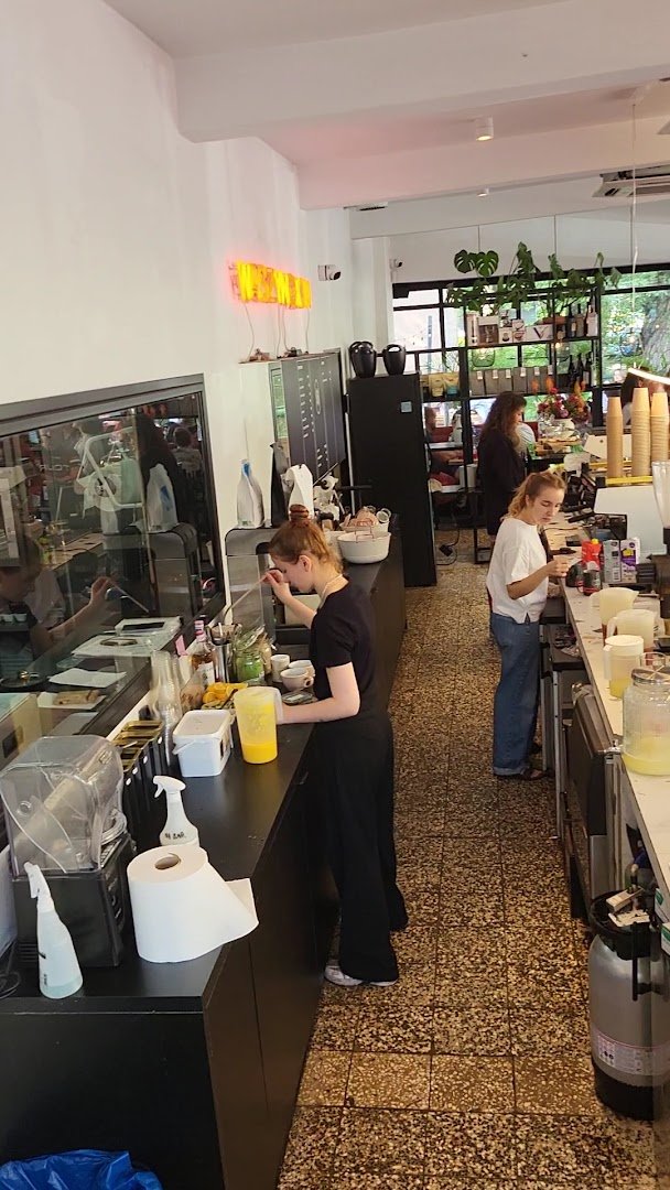 Interior of Café Waszyngton, specialty coffee shop in Warsaw