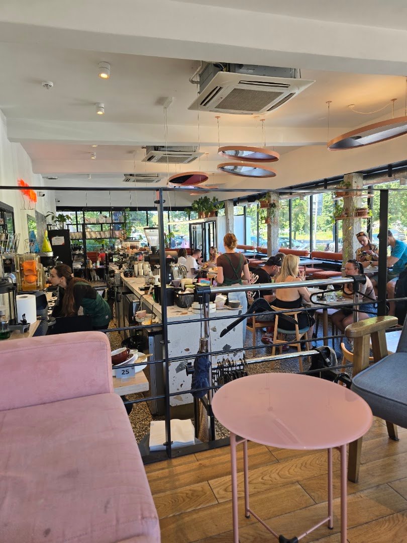 Interior of Café Waszyngton, specialty coffee shop in Warsaw