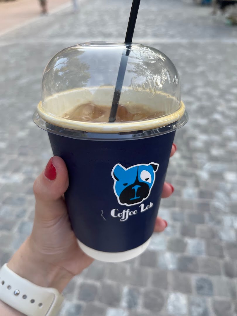 Coffee at Coffee Lab Thissio, specialty coffee shop in Athens
