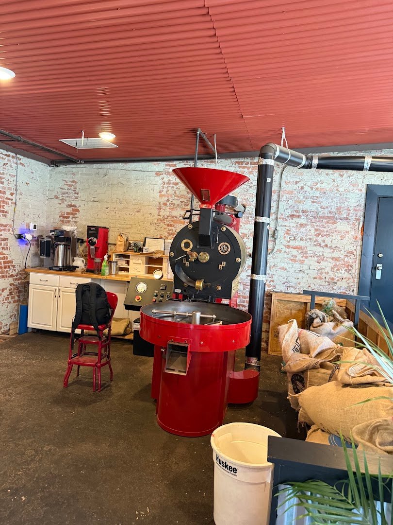 Interior of Wild Child Coffee Co, specialty coffee shop in Indianapolis