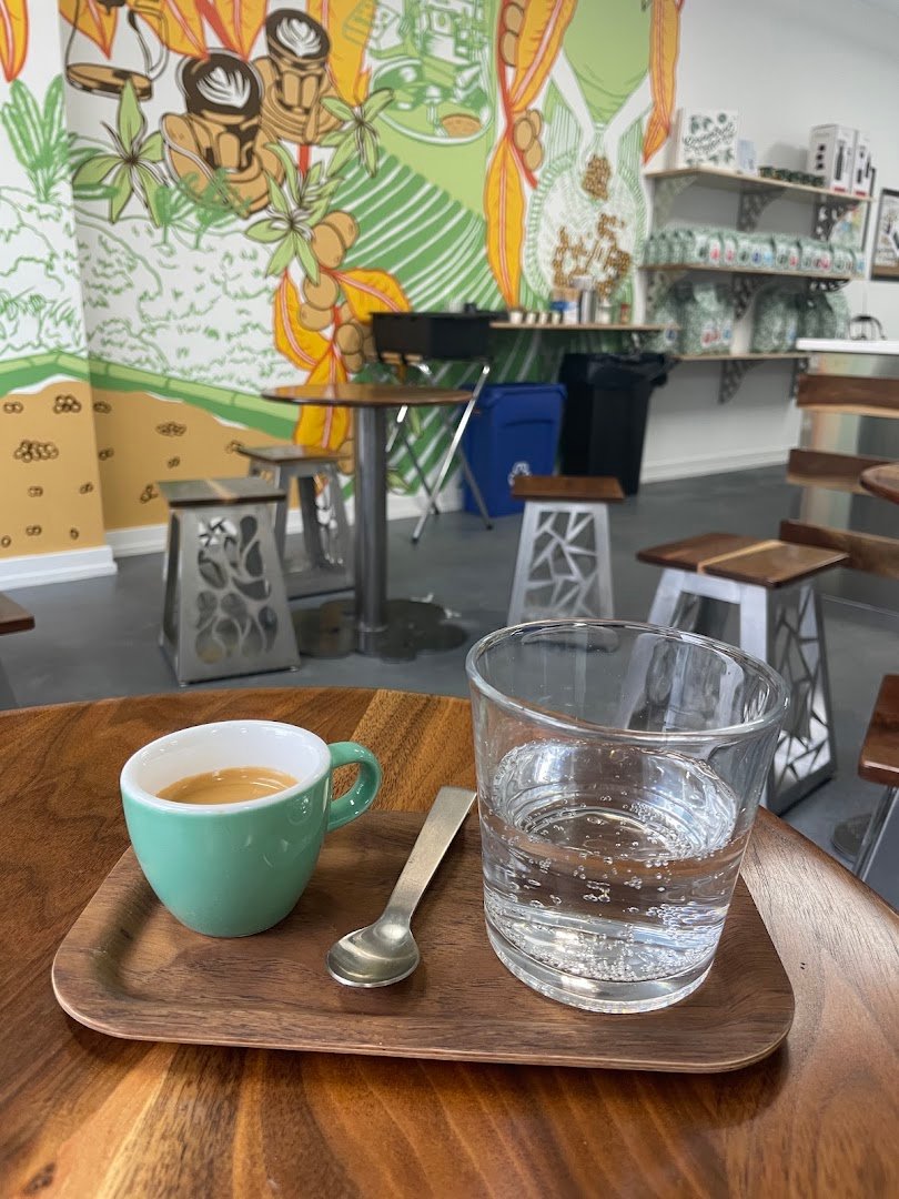 Interior of Greenstreet Coffee Company, specialty coffee shop in Philadelphia