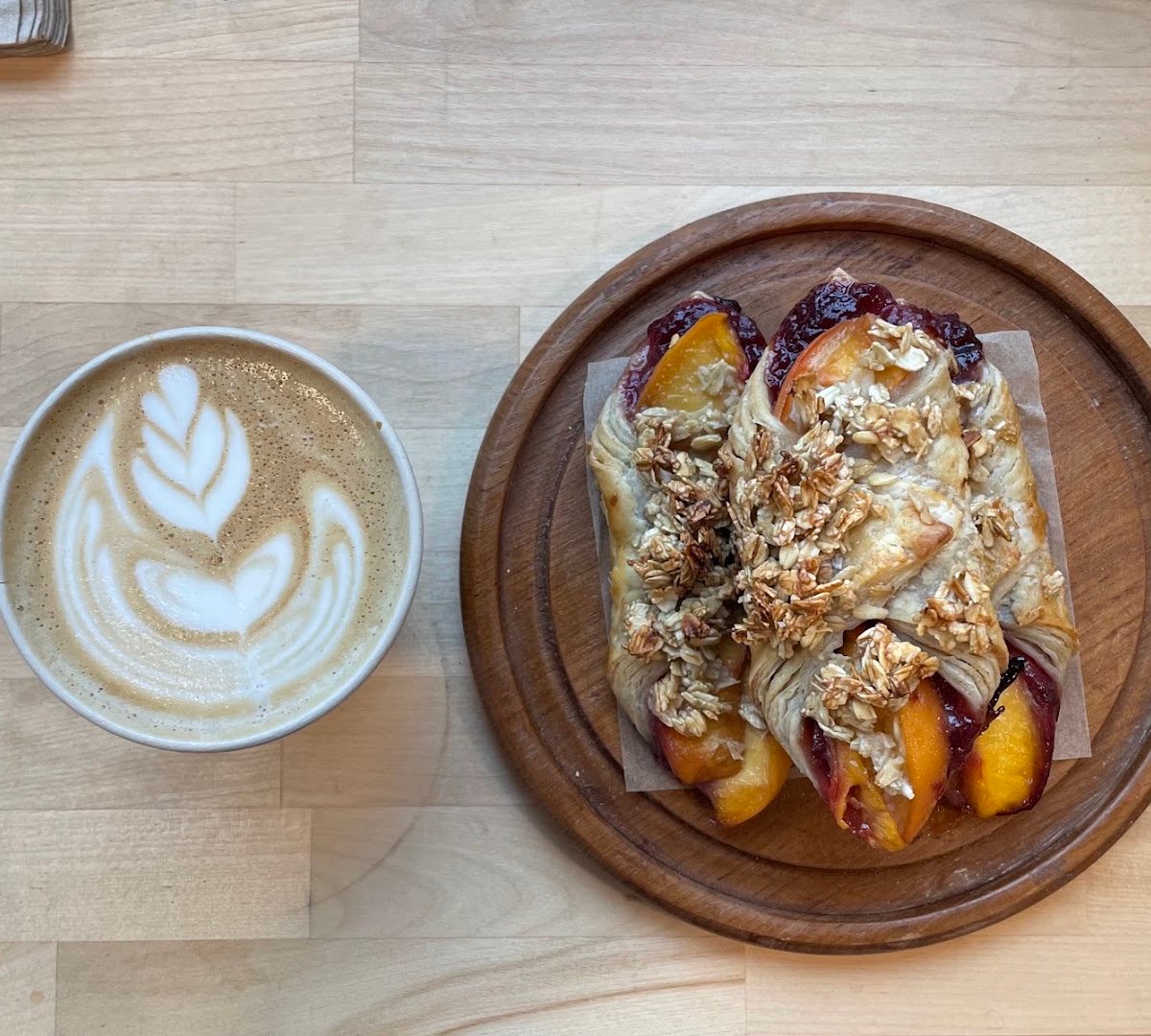 Coffee at Moonday Coffee, specialty coffee shop in Portland