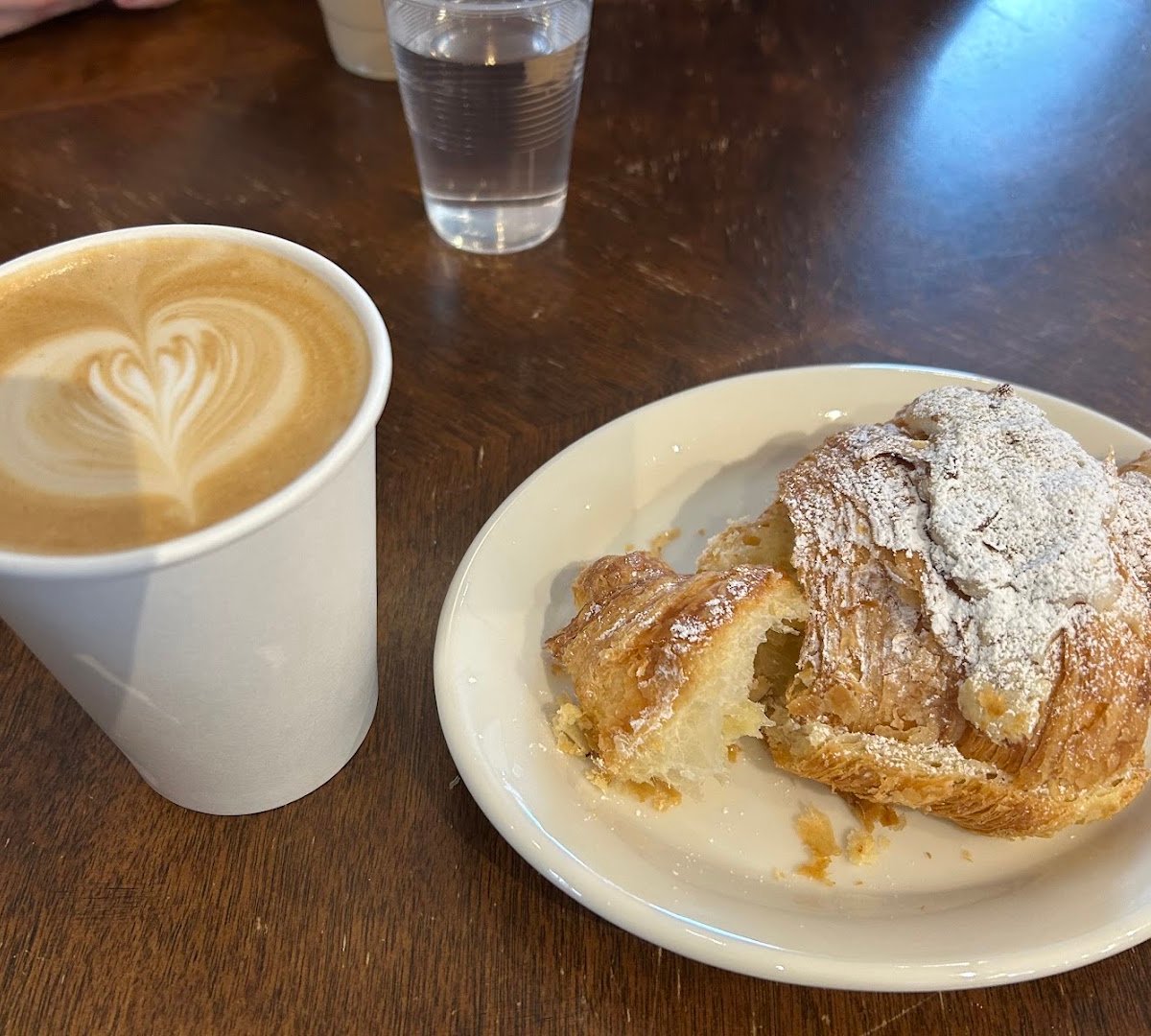 Coffee at Black Cap Coffee & Bakery, specialty coffee shop in Stowe
