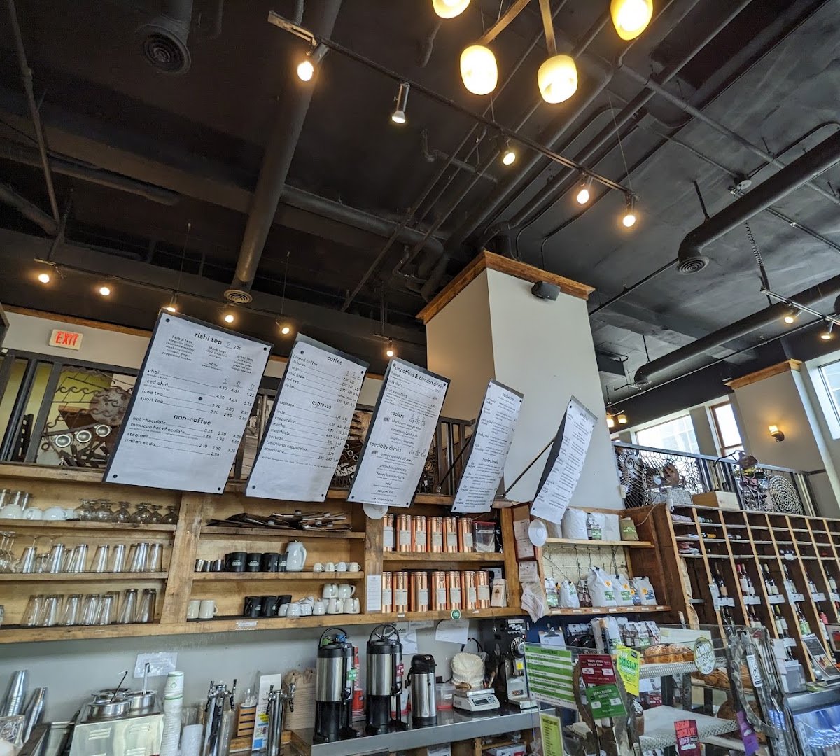 Interior of Barriques Coffee - West Wash, specialty coffee shop in Madison