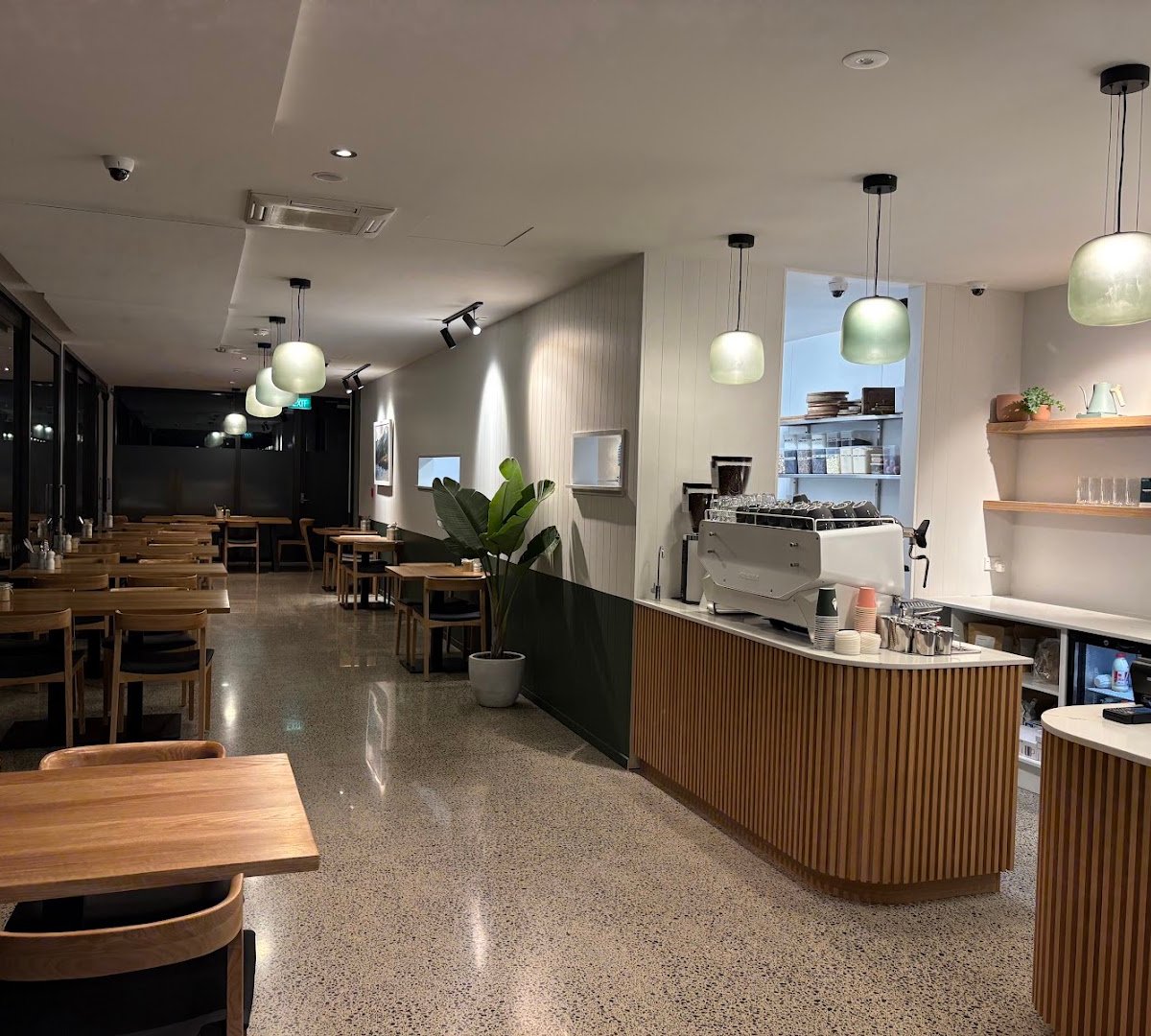 Interior of Toasted Coffee Roasters, specialty coffee shop in Auckland