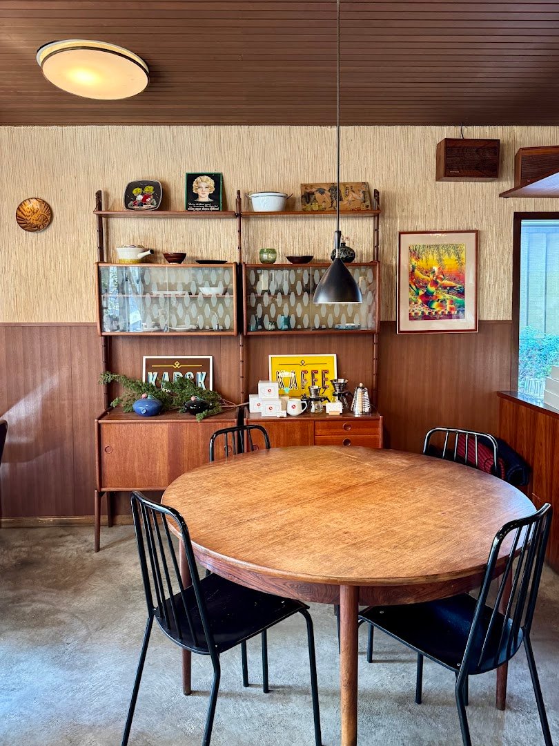 Interior of Fuglen Tokyo Tomigaya, specialty coffee shop in Tokyo