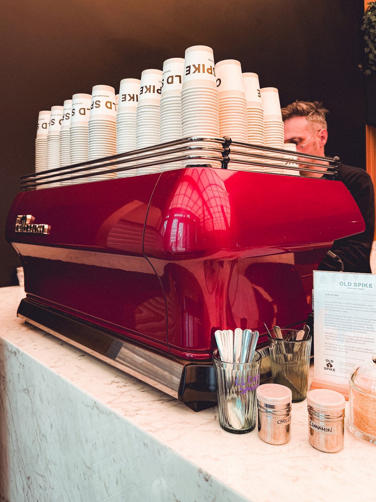 Old Spike Cabot Square specialty coffee shop in London - photo 8