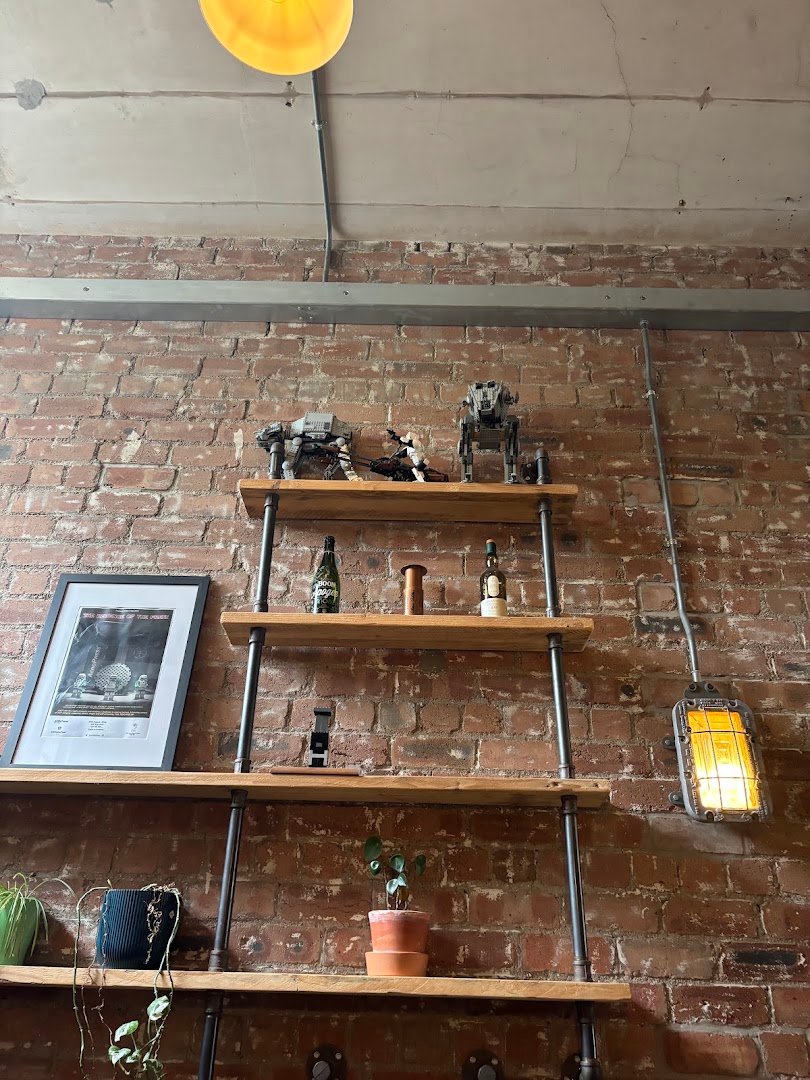 Interior of Cult Coffee Roasters, specialty coffee shop in Edinburgh
