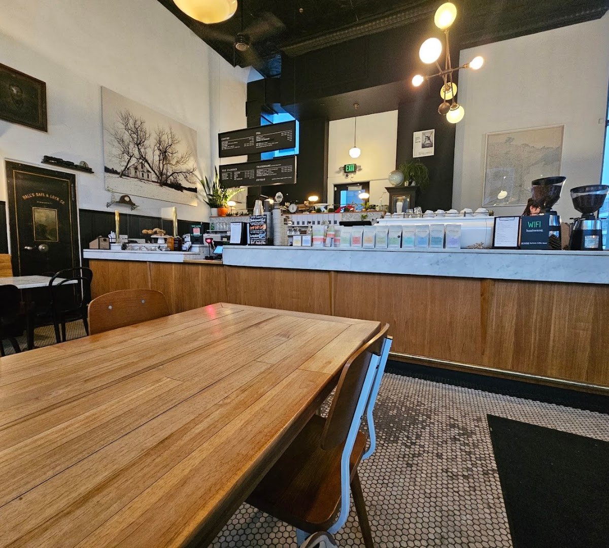 Interior of Spyhouse Coffee Roasters | North Loop, specialty coffee shop in Minneapolis