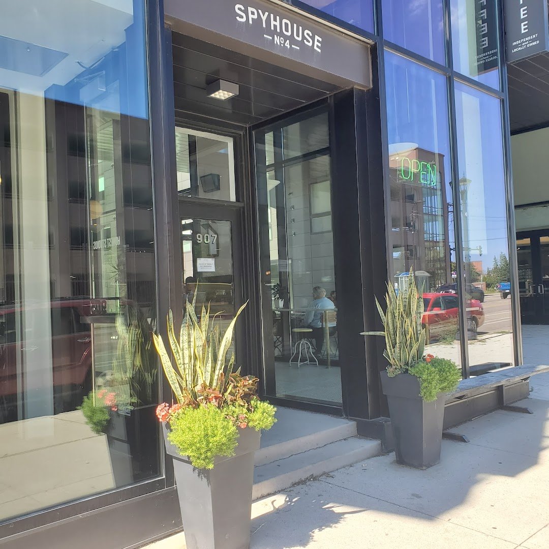 Storefront of Spyhouse Coffee Roasters | North Loop, specialty coffee shop in Minneapolis