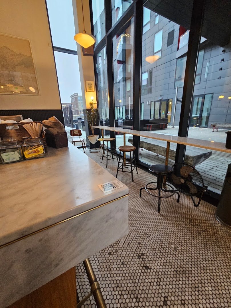 Interior of Spyhouse Coffee Roasters | North Loop, specialty coffee shop in Minneapolis