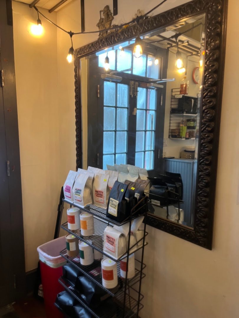 Interior of Pond Coffee, specialty coffee shop in New Orleans