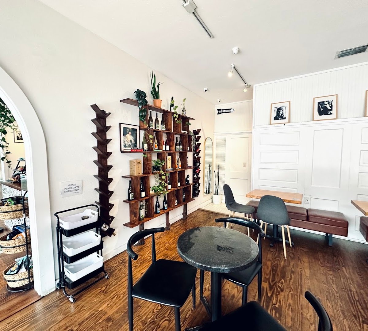 Interior of Poetic Republic Coffee Roasters, specialty coffee shop in San Antonio