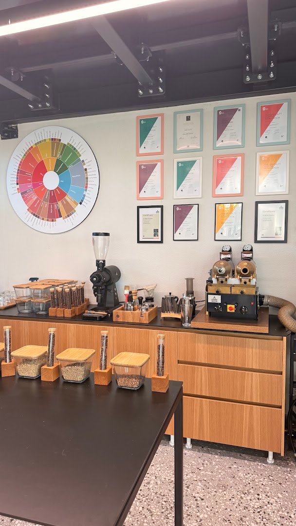 Interior of Gradska Pržionica, specialty coffee shop in Belgrade