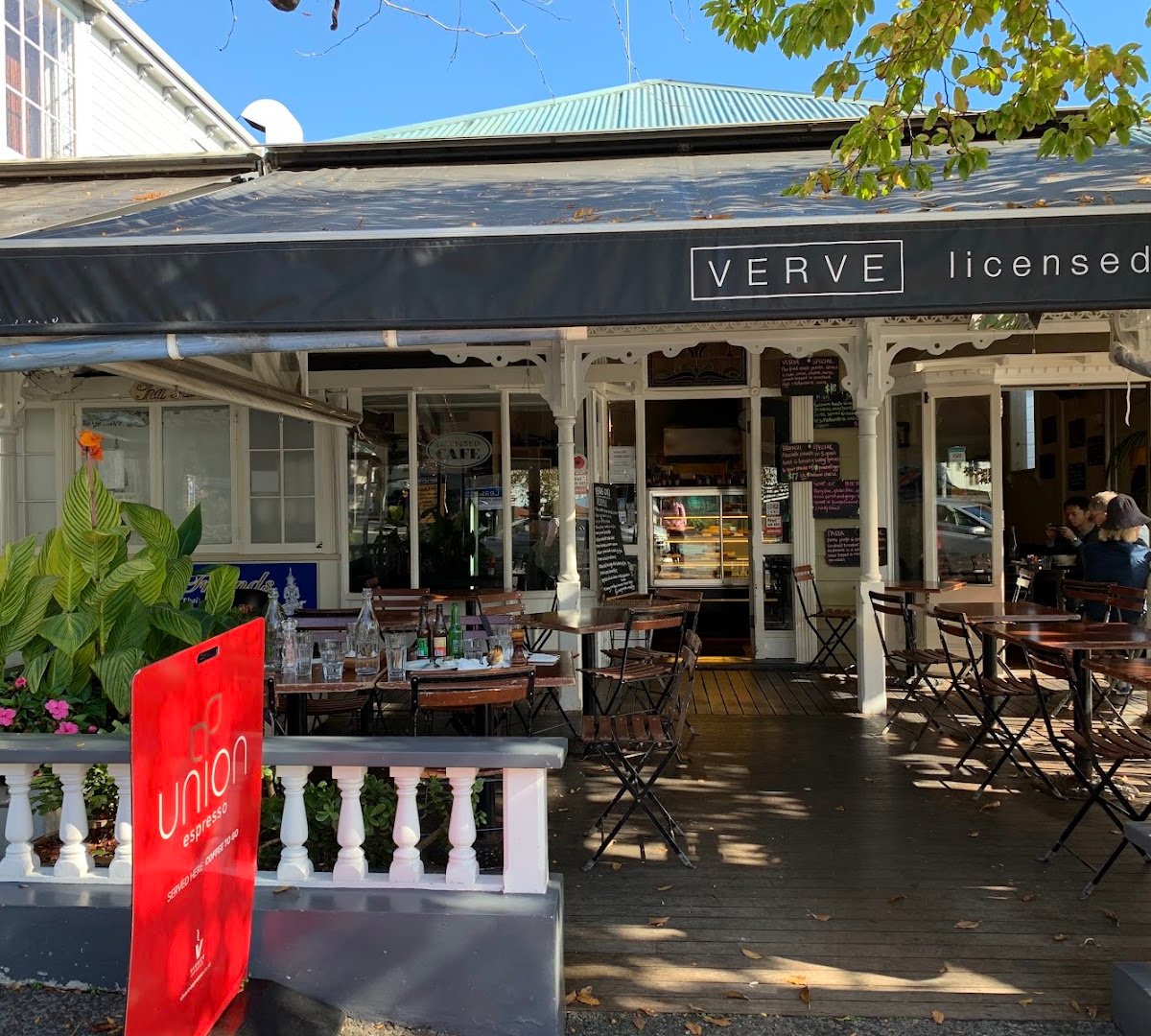 Storefront of Verve Cafe, specialty coffee shop in Auckland