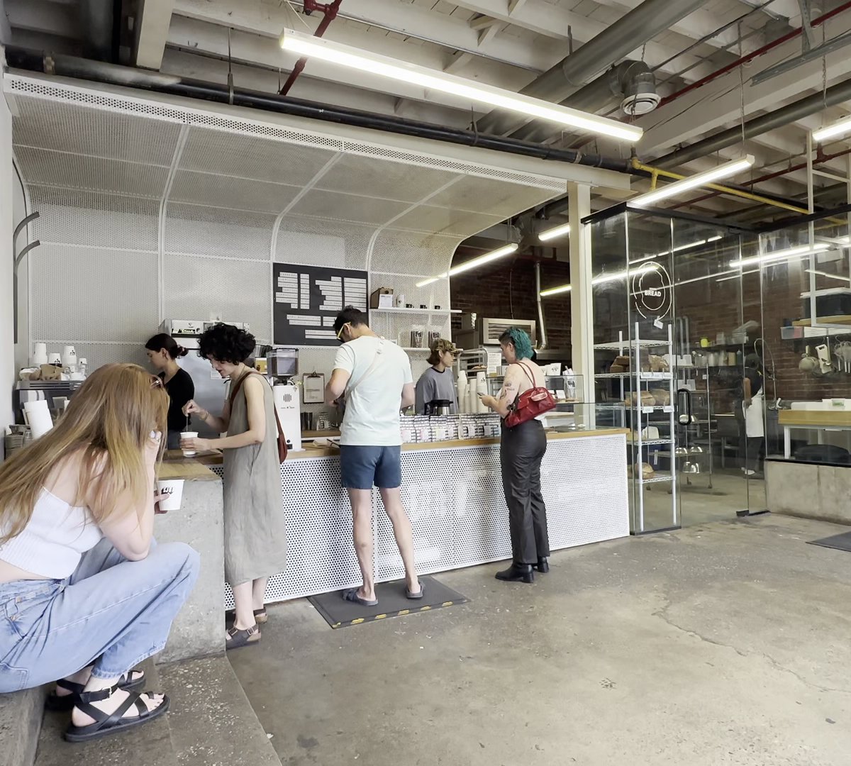 Interior of SAM JAMES COFFEE BAR - BROCK, specialty coffee shop in Toronto