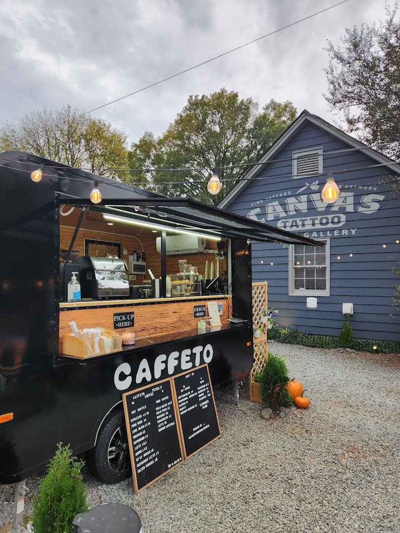 Storefront of Caffeto Specialty Coffee, specialty coffee shop in Charlotte