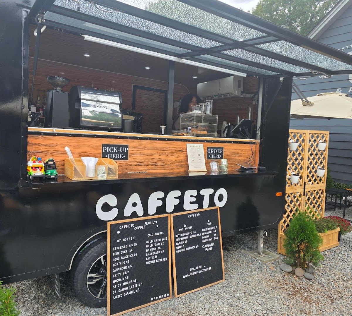 Storefront of Caffeto Specialty Coffee, specialty coffee shop in Charlotte