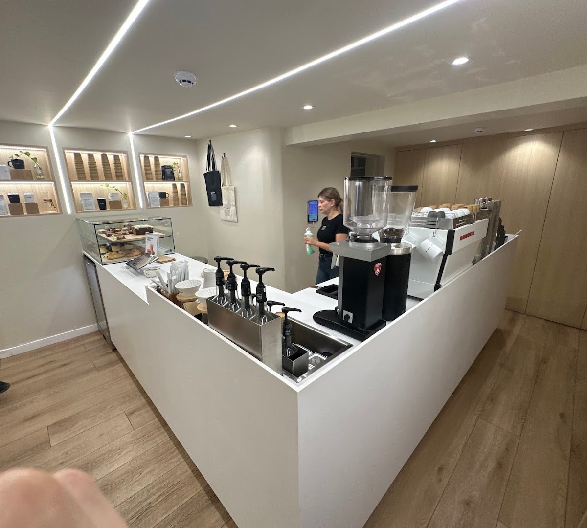 Interior of The Coffee, specialty coffee shop in Lisbon