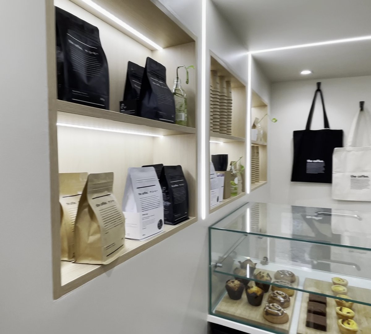 Interior of The Coffee, specialty coffee shop in Lisbon