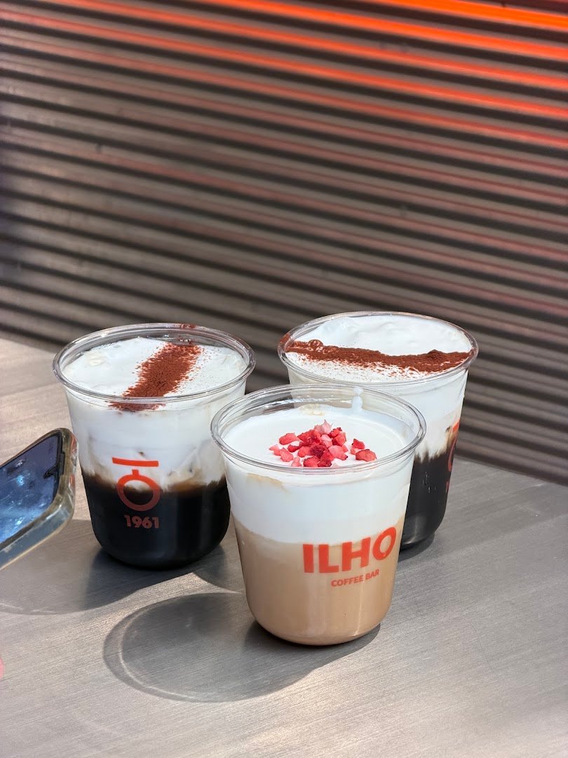 Coffee at 광장시장 일호상회 (ILHO Market), specialty coffee shop in Seoul