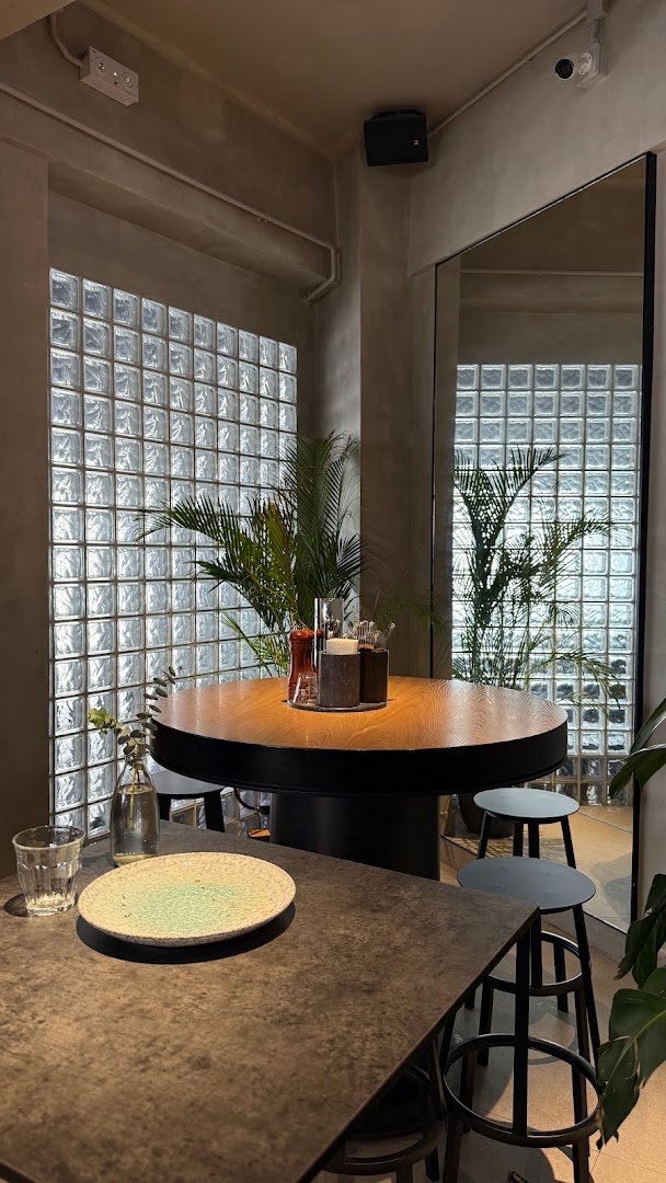 Interior of FINEPRINT, specialty coffee shop in Hong Kong
